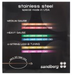 Sandberg Bass Strings 60-128
