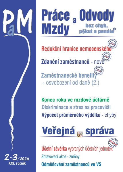 PaM 2-3/2026 Redukční hranice nemocenského v roce 2026 - Ladislav Jouza