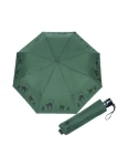 DOPPLER Fiber Magic Cats - dámský plně automatický deštník zelená 7441465C03