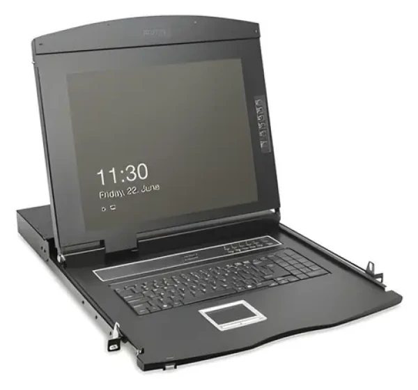 19" Digitus Modulární konzole CH klávesnice / KVM konzole / TFT / Full HD / 16x HDMI / Touchpad / 1U rack (DS-72221-7CH)