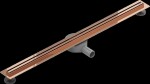 MEXEN - Flat 360 Slim žlab otočný 100 cm růžové zlato 1641100