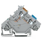WAGO 280-564/281-483 svorka pro iniciační prvky 5 mm pružinová svorka osazení: L šedá 10 ks