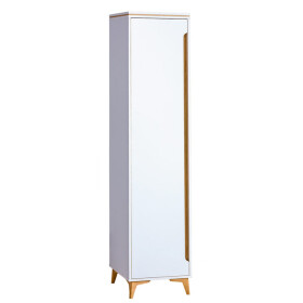 FRONTI Skříň GAPPA 02 Bílá + jasan horský