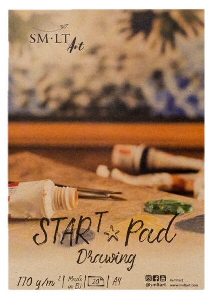 SM.LT Drawing Star Pad A4 170 g, 20 listů