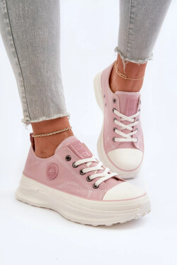Dámské tenisky na masivní podrážce Big Star Pink Velikost: 37