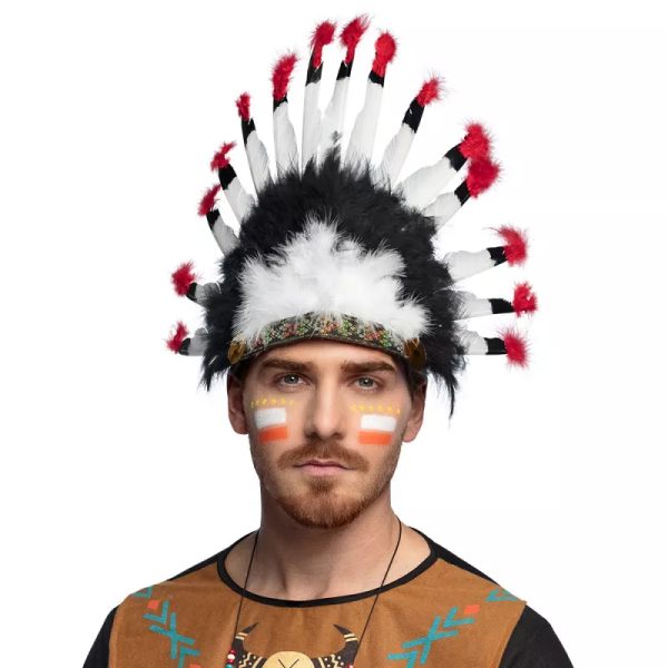 R-Kontakt.cz Indiánská čelenka péřová Mohawk