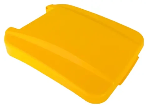 Denox žluté víko pro odpadkový koš 23300 / Víko na odpadkový koš / Třídění plastu / 60 l