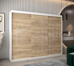 Šatní skříň Abi Y0 Barva korpusu: Dub artisan, Rozměry: 120 cm, Dveře: Černá