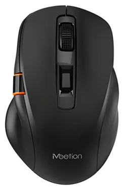 Meetion BTM032 černá / Bezdrátová myš / 2400 DPI / 2.4GHz / Bluetooth / 7 tlačítek (BTM032)