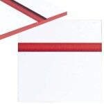 Gravírovací laminát 300 x 200 x 1,3 mm - Bílý, červený