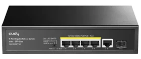Cudy GS1005PTS1 PoE switch / 4x PoE RJ45 / 1x RJ45 / 1x SFP / 1000Mbps / 120W (GS1005PTS1)