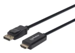 Manhattan DisplayPort - HDMI černá / Kabel / 1,8 m / 1080p / 60 Hz (152679)