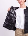 Taion Crew Neck Zip Down Vest BLACK S