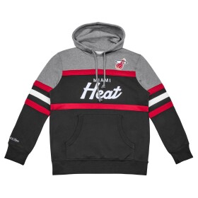 Mitchell & Ness Pánská mikina Miami Heat NBA Head Coach Hardwood Classics Hoodie Velikost: S