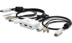 TRENDnet TK-215i bílá / KVM přepínač / 2 porty / HDMI / Full HD 1080p (TK-215I)