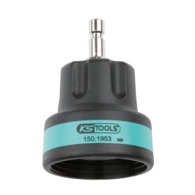 KS Tools 150.1953 Adaptér chladicí soustavy M46 x 3,0, tyrkysová