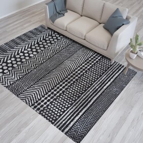 DumDekorace DumDekorace Designový koberec šedé barvě jemnými vzory