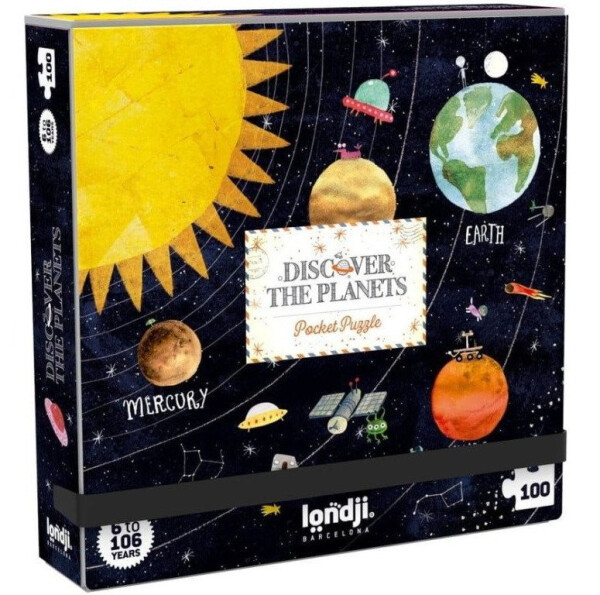 LONDJI Kapesní puzzle Objev planety - 100 pcs