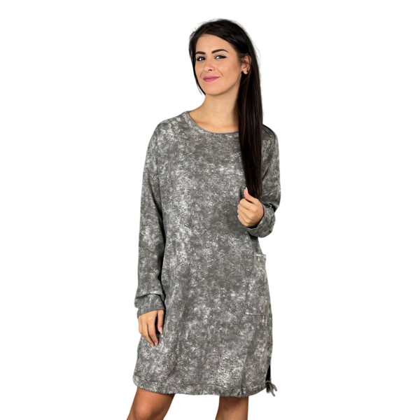 HOSH Mikinové šaty DREAM Velikost: UNI, Barva: Hnědá