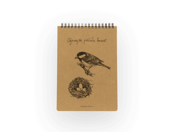 Eko blok z recy papíru M - Sýkora