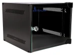 Extralink LITE 4U 10" černá / Rozvaděč / nástěnný / šířka 280 mm / hloubka 310 mm / skleněné dveře (EX.28815)