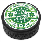 Mustang Puk New York Islanders NHL Lucky St. Patrick's Day Puck