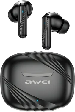 Awei TA6 černá / Bezdrátová sluchátka / ANC / Bluetooth 5.3 / nabíjecí pouzdro (TA6)