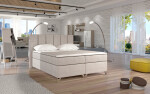 Boxspring Basilio Rozměr: 180 x 200 cm, látka: Riviera 36, Varianta: Bez LED osvětlení