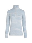 ICEBREAKER Wmns Merino 260 Tech Vertex LS Half Zip Chillwave, Snow/Zinc Blue/J (vzorek) velikost: S