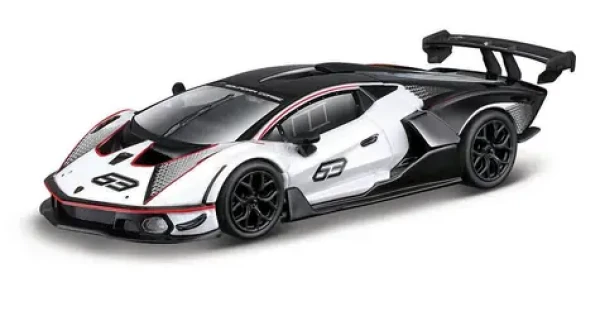 Bburago RACE Lamborghini Essenza SCV12 bílá černá perleť 1:32
