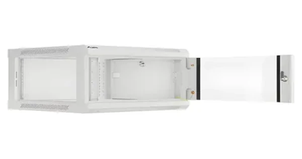 Lanberg WF01-6604-10S šedá / Nástěnný rozvaděč / 19" / 4U / 600x600 mm / Flat pack V2 (WF01-6604-10S)