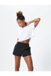 Koton Sports T-Shirt Crop Short Sleeve Crew Neck