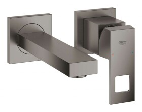GROHE - Eurocube Umyvadlová baterie pod omítku, 2-otvorová instalace, kartáčovaný Hard Graphite 19895AL0