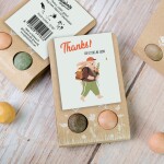 Blossombs Sada semínek divokých květin Rabbit/Teacher – 2 ks, béžová barva, papír