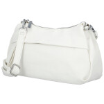 Stylová dámská koženková crossbody kabelka Foppa, bílá
