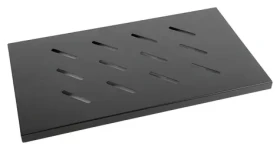 Lanberg AK-1002-B černá / Pevná police do racku / 19" / 1U / 465×315 mm / nosnost 120 kg (AK-1002-B)