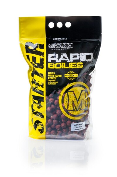 Mivardi Rapid Boilies Starter Hot Spice 3,5kg - 20mm,Mivardi Rapid Boilies Starter Hot Spice 3,5kg - 20mm