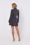 Šaty M749 tmavě šedé - MOE M