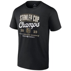 Fanatics Pánské tričko Vegas Golden Knights 2023 Stanley Cup Champions Black Logo Velikost: