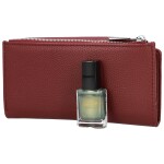 Trendy dámská koženková peněženka Coveri Elaya, vínová
