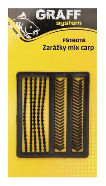 Graff Zarážky Mix Carp Černé (FS16018-B)