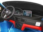 Mamido Elektrické autíčko BMW X6 M dvoumístné XXL lakované modré
