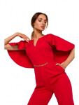 M670 Kombinéza s volánky - červená EU L