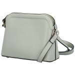 Trendy dámská koženková crossbody kabelka Dagoma, šedá