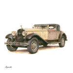 Nástěnný kalendář poznámkový 2027 Notique Classic Cars – Václav Zapadlík 2027, PLASTIC FREE, 30 x 30 cm