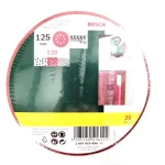 BOSCH 2607019494 / Sada brusných papírů pro excentrické brusky / Zrnitost 120 / Průměr 125 mm / 25 ks (2607019494)