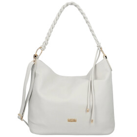 Moderní dámská koženková kabelka na rameno Bonnie, šedá