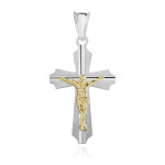 LUNICA Stříbrný přívěsek křížek 0012 Ag 925; ≤1,6 g.