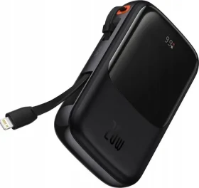 Baseus Qpow Pro černá / Powerbanka / 10000 mAh (6932172620585)