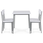 Jídelní set s 4 židlemi, 110x70x76cm, mdf AUT-O2156 WT